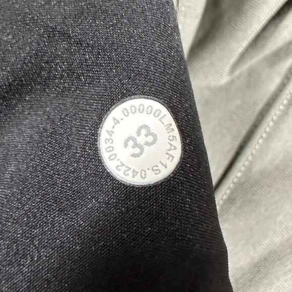 Lululemon Commission Pant Slim Warpstreme Obsidian Dark Gray Men's 33 x 28 EUC - Picture 3 of 6